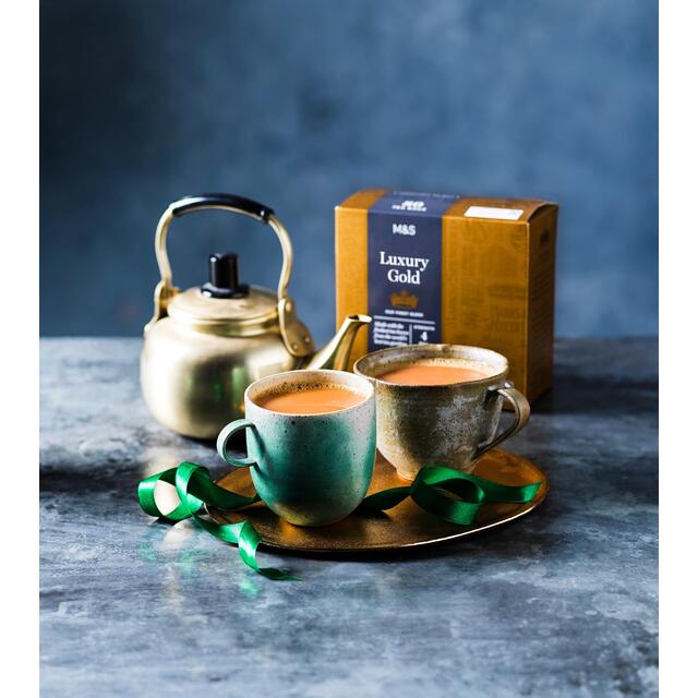 M&S Fairtrade Luxury Gold Teabags   80 per pack