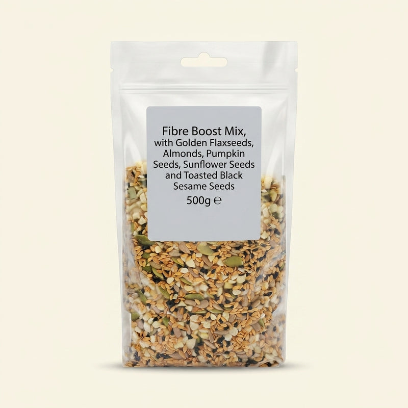 Holland & Barrett high fibre boost seed mix 500g (British brand)