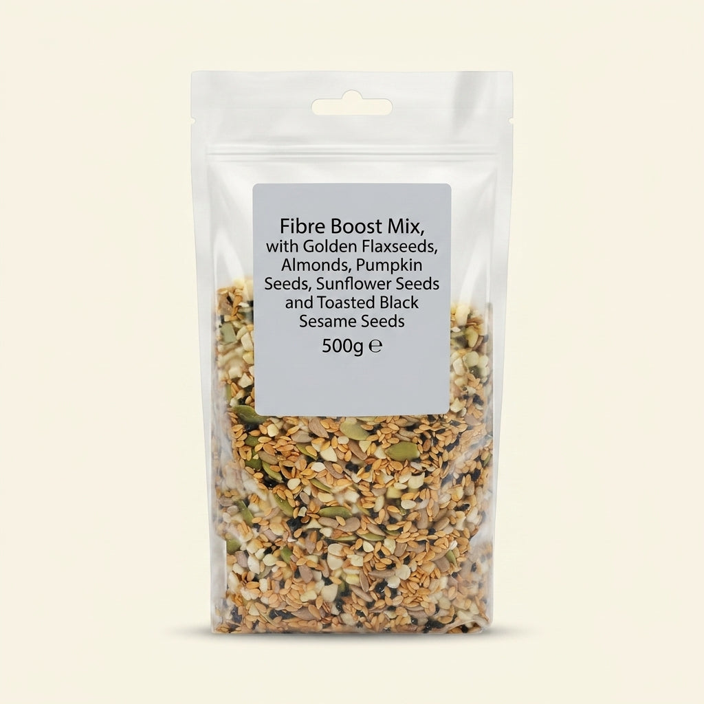 Holland & Barrett high fibre boost seed mix 500g (British brand)