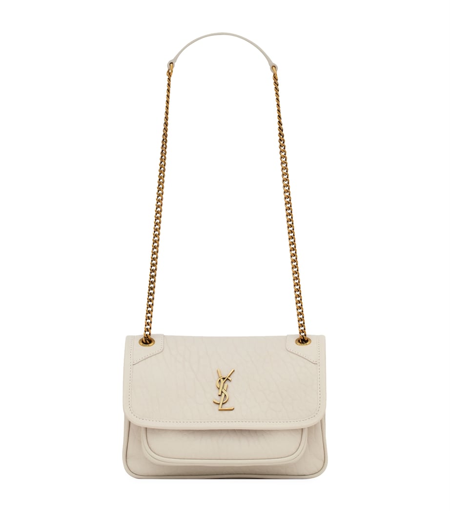 Saint Laurent Mini Niki shoulder bag in leather, imported from the UK
