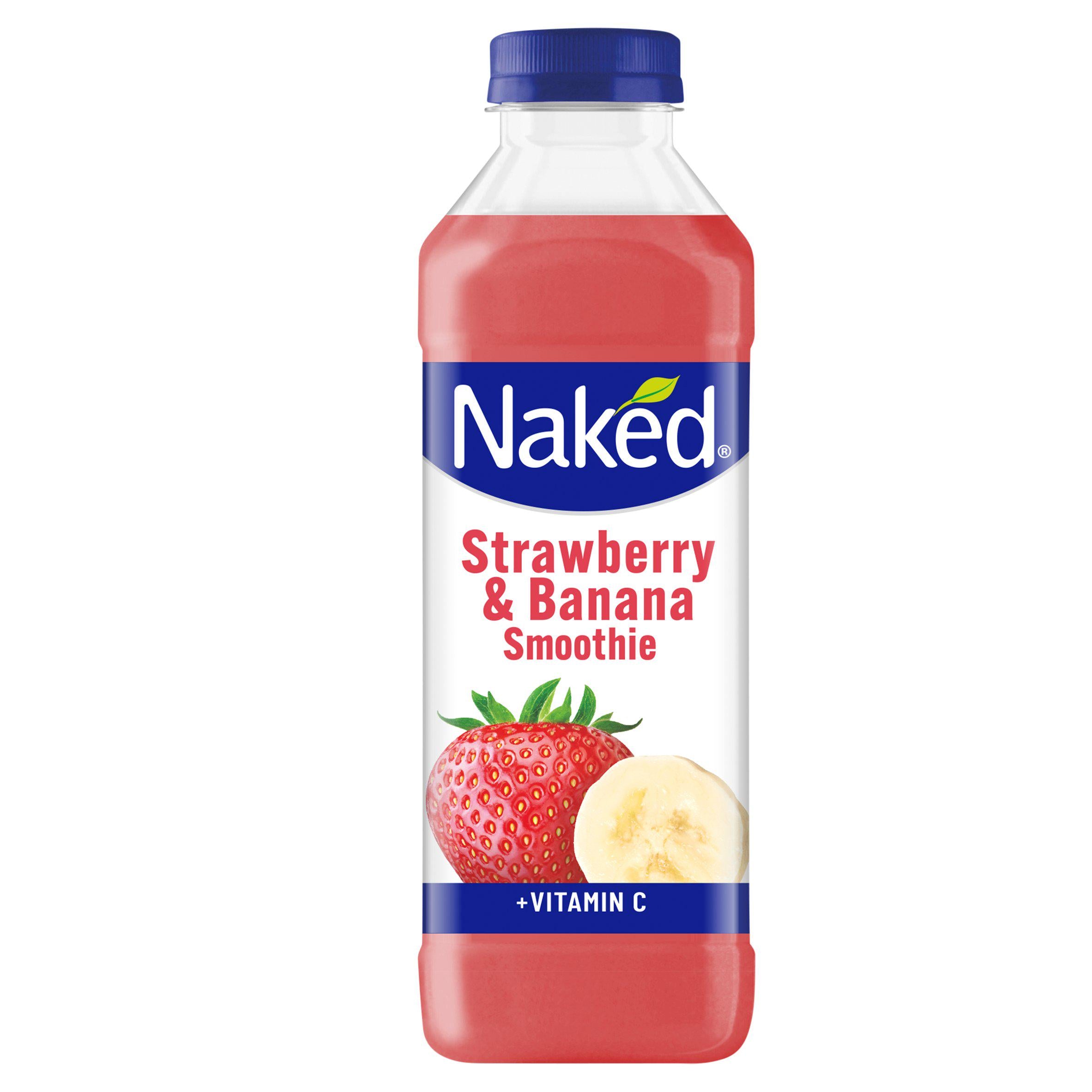 Naked Strawberry & Banana Smoothie 750ml GOODS Sainsburys   