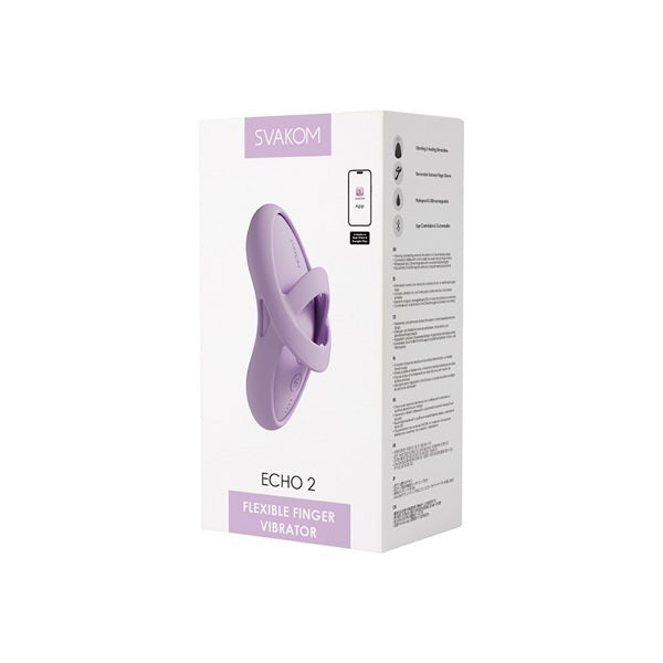Svakom Echo 2 finger vibrator lilac (British brand)