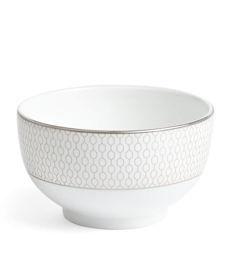 Wedgwood Gio Platinum rice bowl 11cm (British brand)