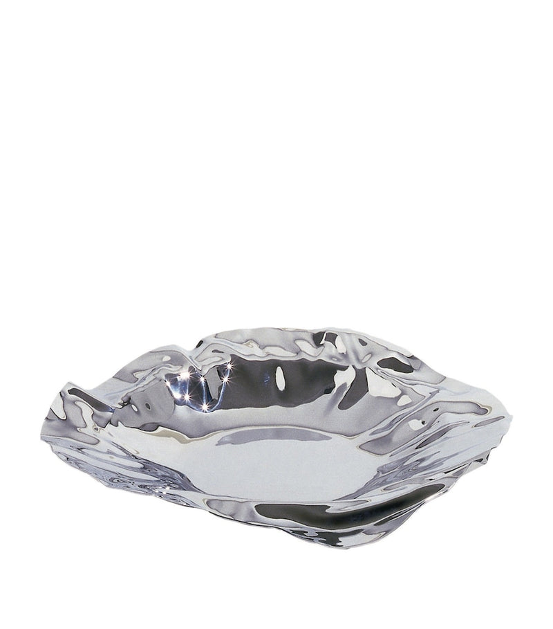 Round Curved Stainless Steel Fruit Storage Basket