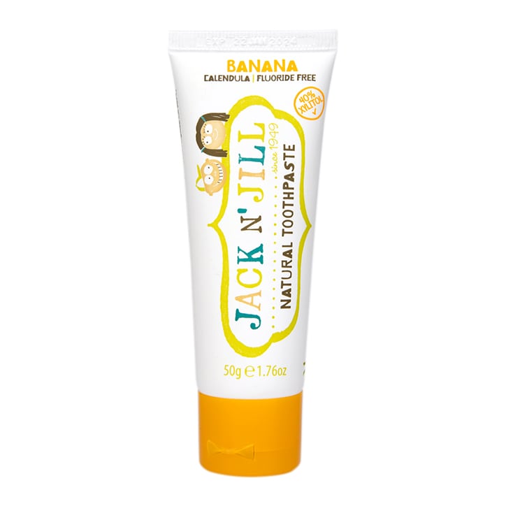 Jack N' Jill Natural Toothpaste Organic Banana 50g SLS Free Holland&Barrett   