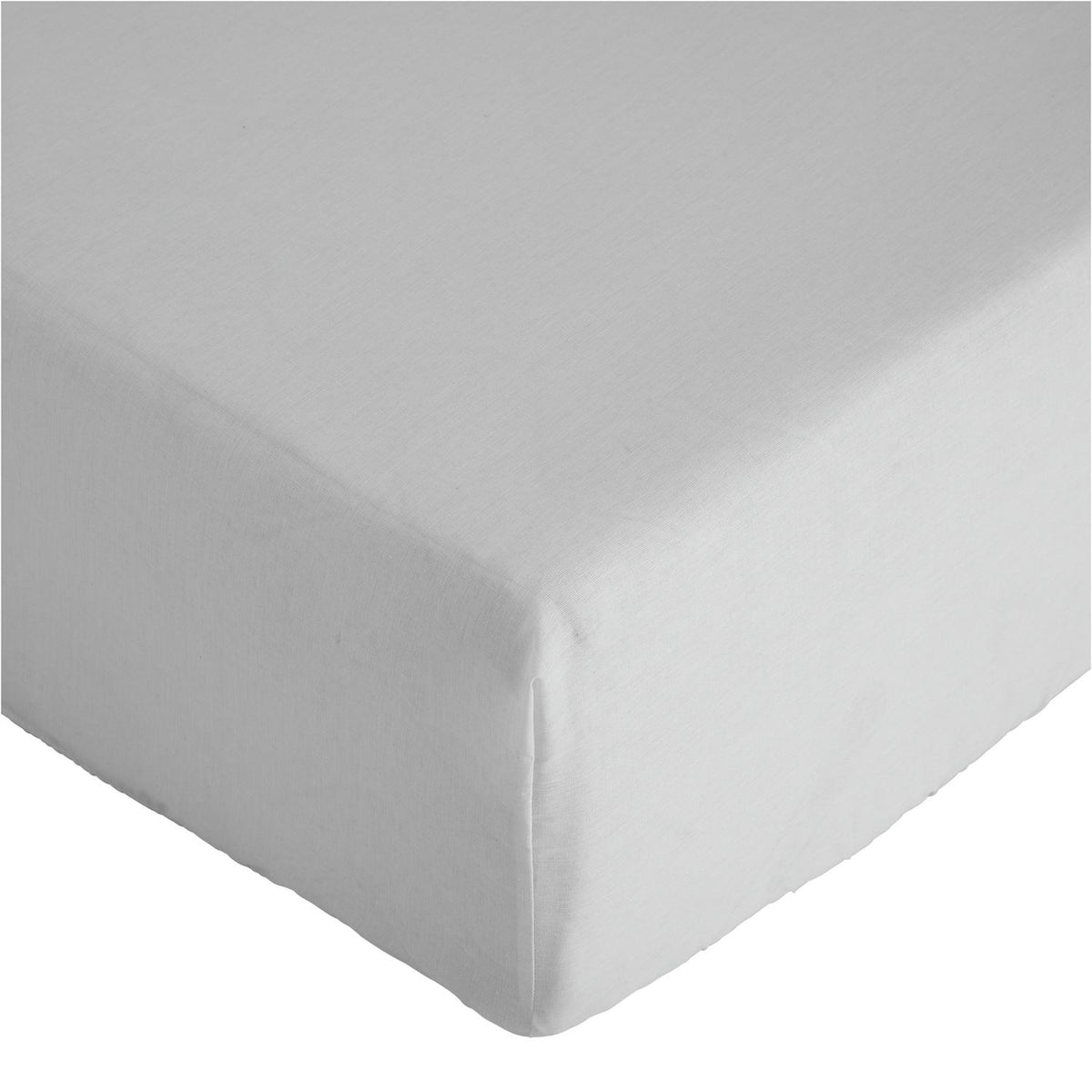 Argos Home Plain Grey Fitted Bed Sheet Single