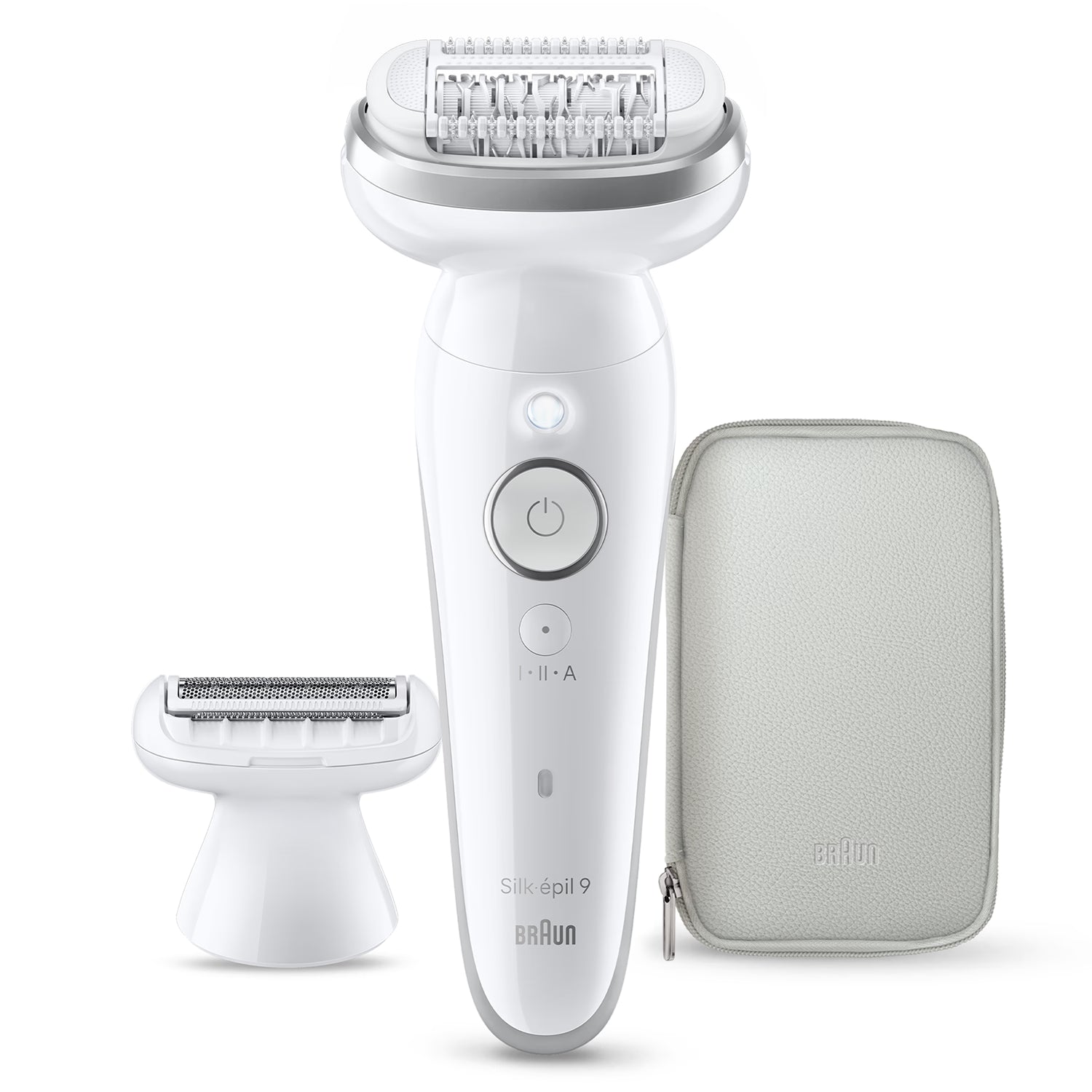 Braun Silk·épil 9 epilator 9-030 Silver, imported from the UK