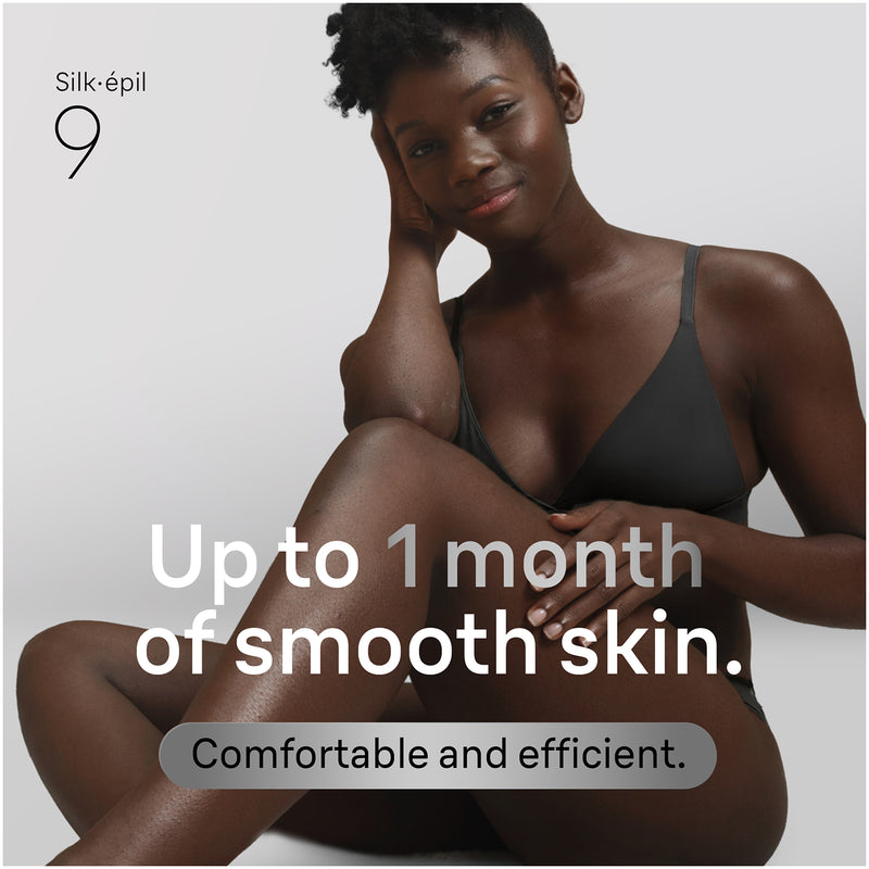 Braun Silk·épil 9 epilator 9-030 Silver, imported from the UK