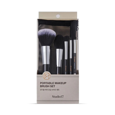 Holland & Barrett STUDIO17 Portable Makeup Brush Set- Buy online at McGrocer
