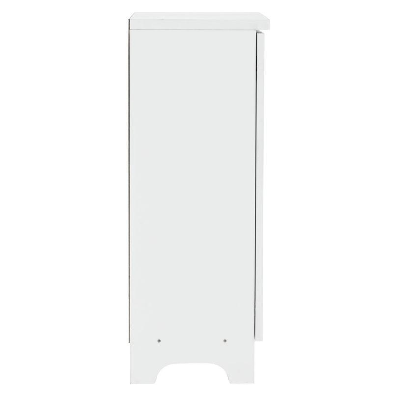 Argos Home shoe cabinet white slatted - British product