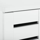 Argos Home shoe cabinet white slatted - British product