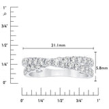 0.90ctw round brilliant diamond ring in 14ct white gold, imported from the UK