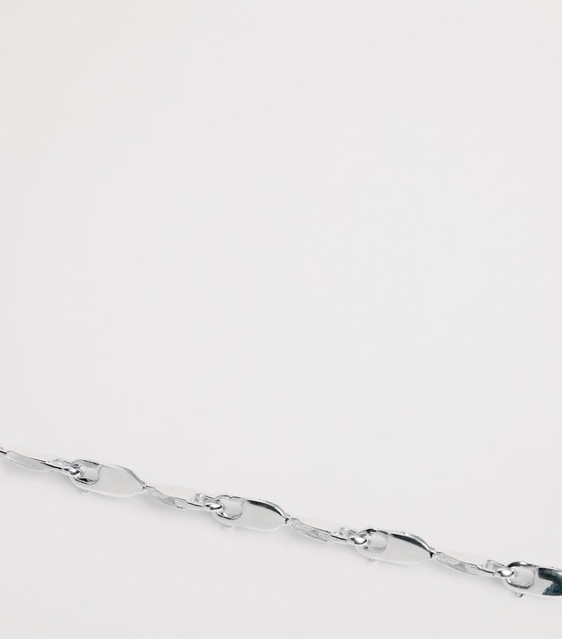 Bleue Burnham sterling silver lobster clasp bracelet (British brand)