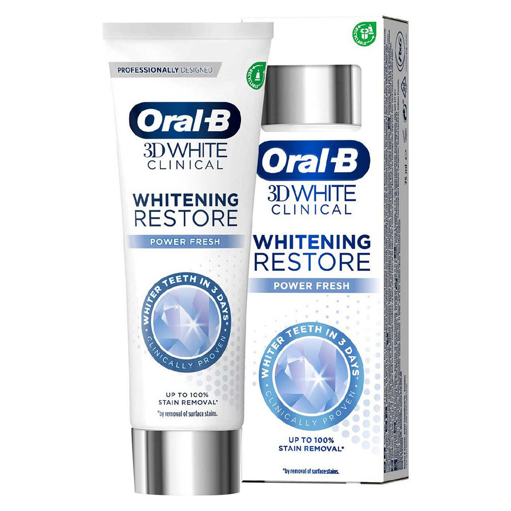 Oral-B 3D White Clinical Restore Power Fresh 75ml