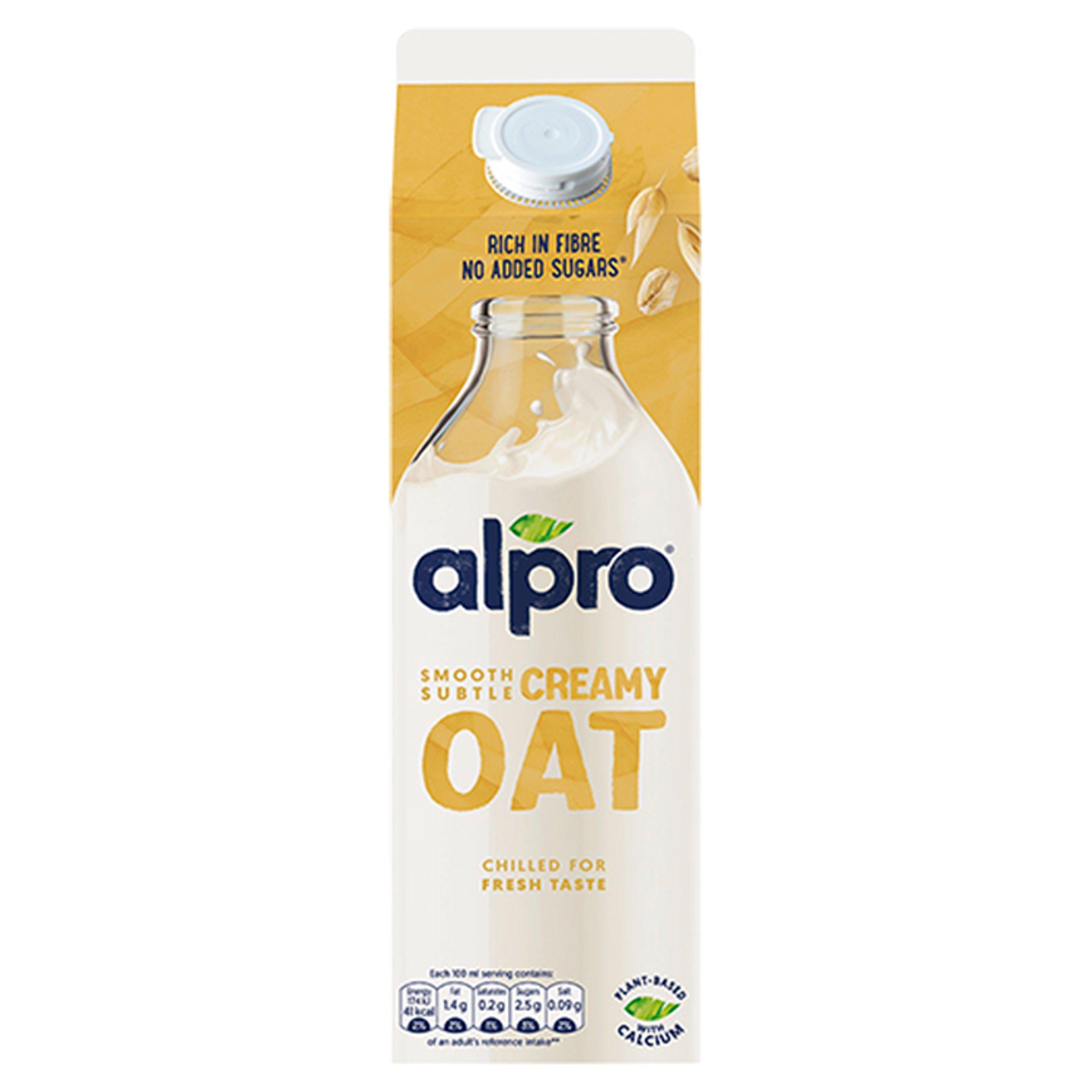 Alpro Oat Milk Chilled Dairy Alternative 1L GOODS Sainsburys   