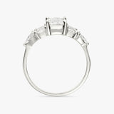Revere Sterling Silver Cubic Zirconia Trillion Ring - Medium