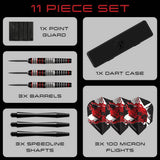 Harrows Heavy Metal darts 26g stainless steel set, UK version