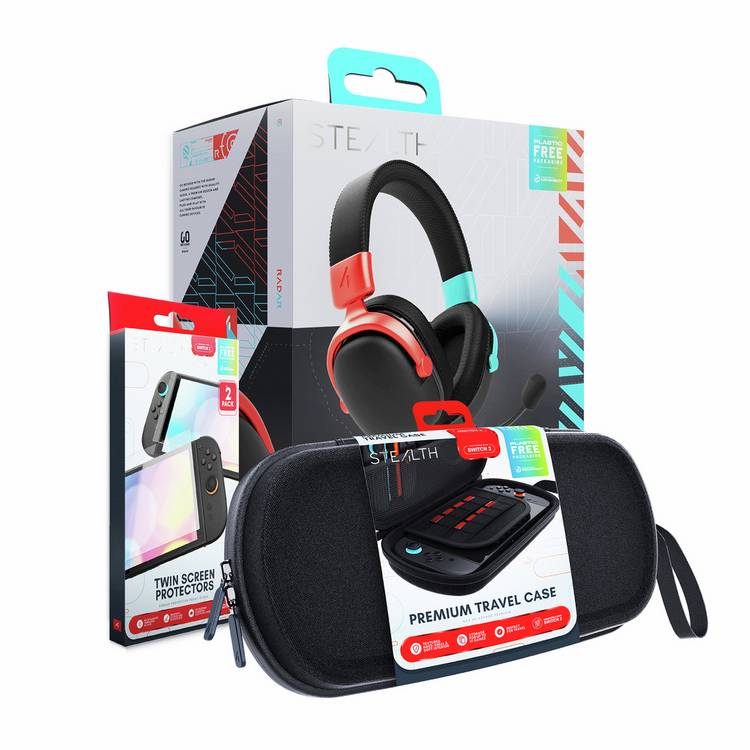 STEALTH accessory bundle for Nintendo Switch 2, imported from the UK