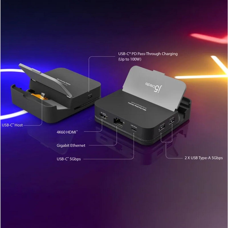 J5create Omni Side Dock for Switch 2 and Steam Deck, UK version
