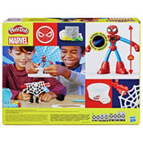 Play-Doh Spiderman Launch & Slide Battle playset with 4 tubs (British brand)