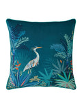 Sara Miller petrolblau Heron Kissen, UK-Version