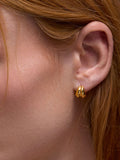 Dinny Hall Iceni Small Warrior gold hoops 10mm, UK version