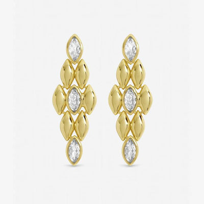 Argos Jon Richard Gold Plated Crystal Drop Earrings- Buy online at McGrocer