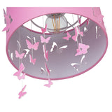 Argos Home lampshade pink butterflies 25cm, UK version