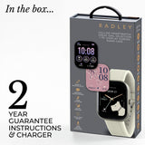 Radley Series 55 white silicone strap smart watch - British product