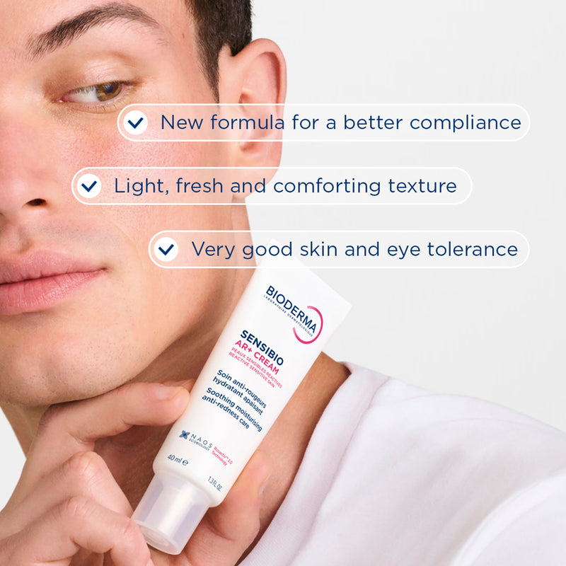 Bioderma Sensibio AR+ anti-redness moisturiser 40ml, imported from the UK