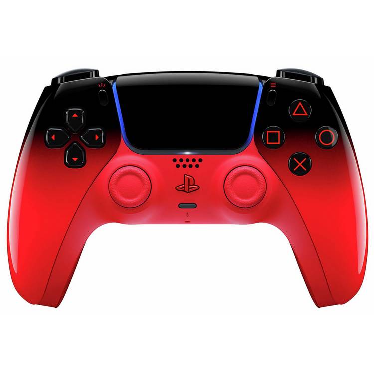 Sony DualSense Hyperpop Red wireless controller, imported from the UK