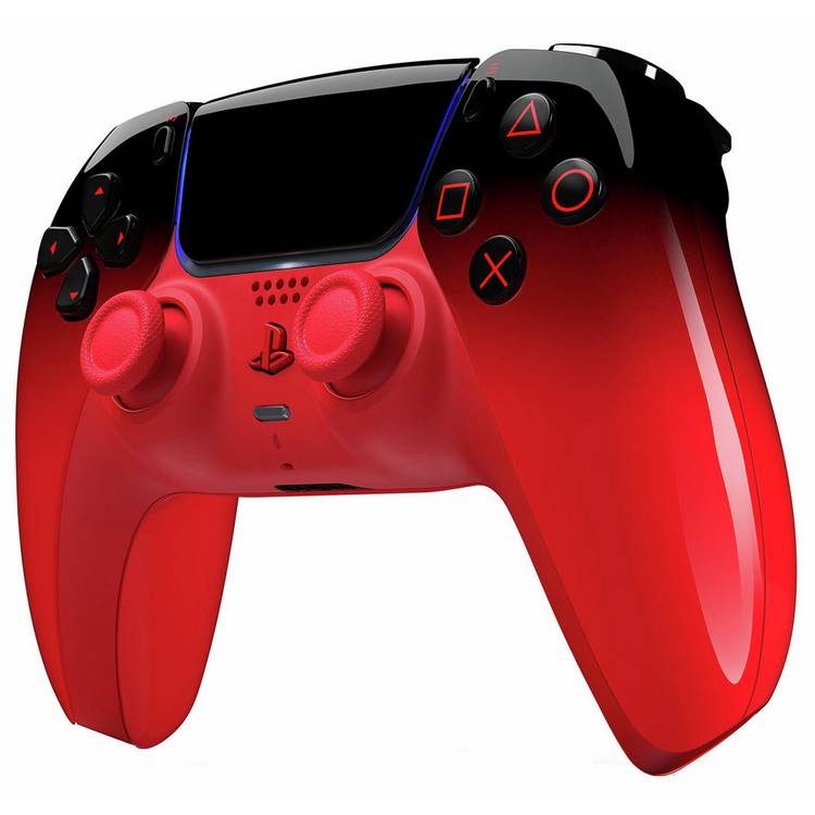 Sony DualSense Hyperpop Red wireless controller, imported from the UK