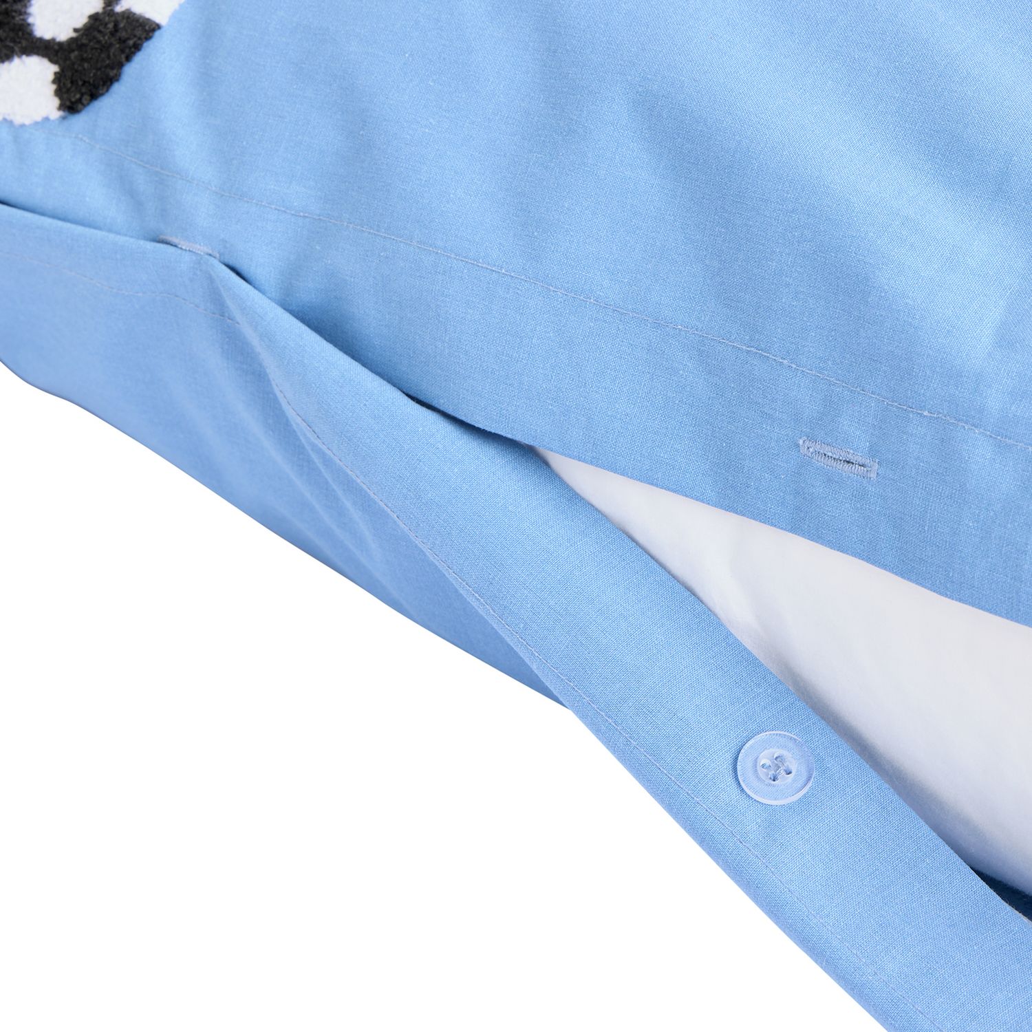 Argos Home Kids Tufted Football Blue Bedding Set - Double