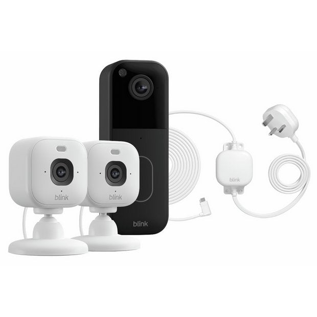 Blink Video Doorbell and Mini 2K camera bundle (British brand)