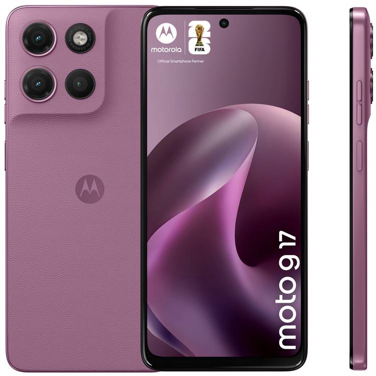 Motorola g17 128GB AI mobile phone Bordeaux, imported from the UK