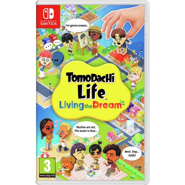 Tomodachi Life Nintendo Switch game imported from the UK