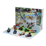 Livingandhome toy advent calendar car dinosaur set, imported from the UK