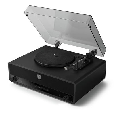 Argos Philips TAV3000B/10 BeltDrive Turntable with Bluetooth Black- Buy online at McGrocer