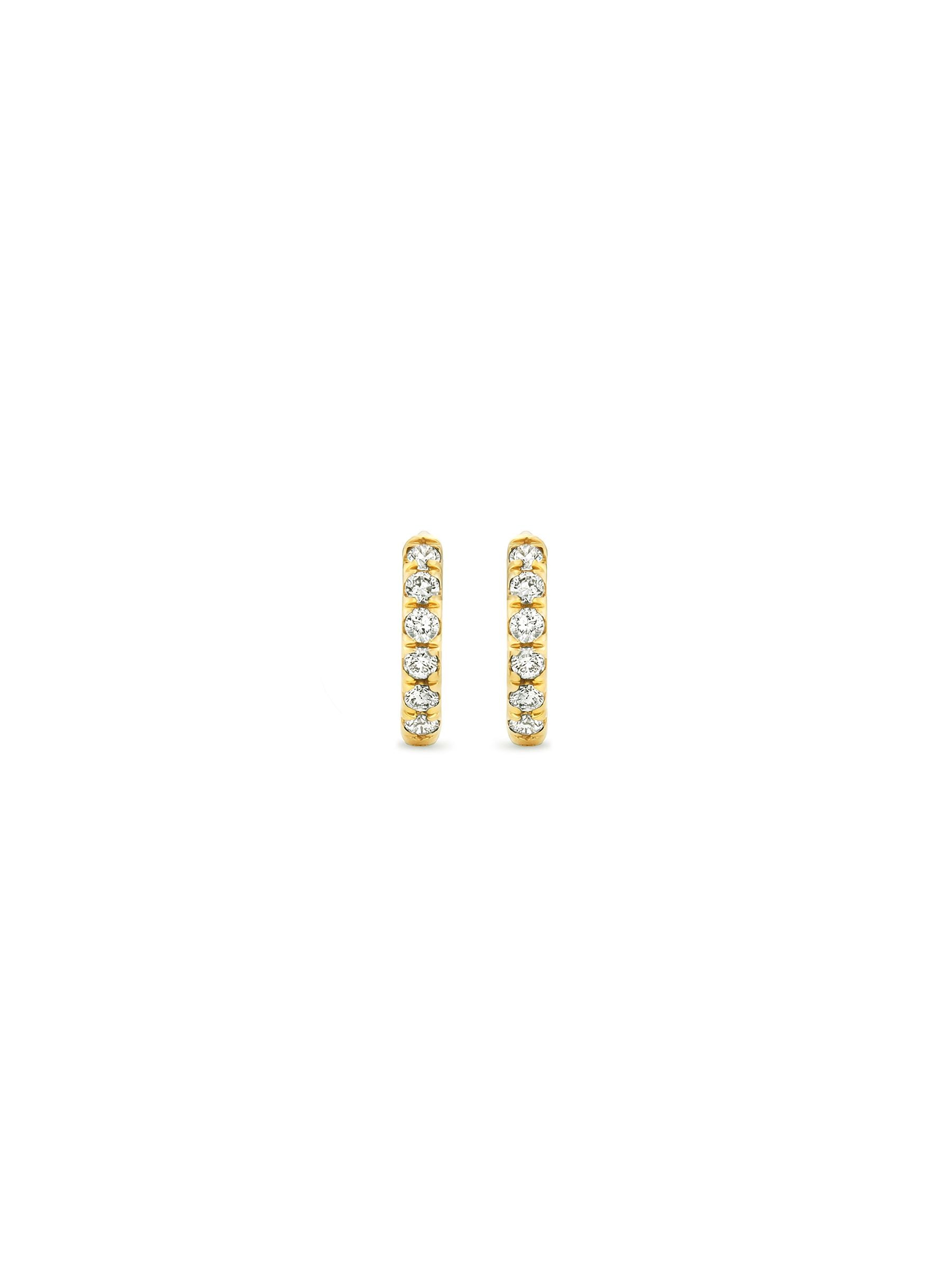 Dinny Hall mini lab-grown diamond huggie hoops 8mm (British brand)
