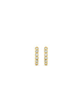 Dinny Hall mini lab-grown diamond huggie hoops 8mm (British brand)