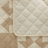 Habitat Quilted Motif Neutral Bedspread - 220x200cm