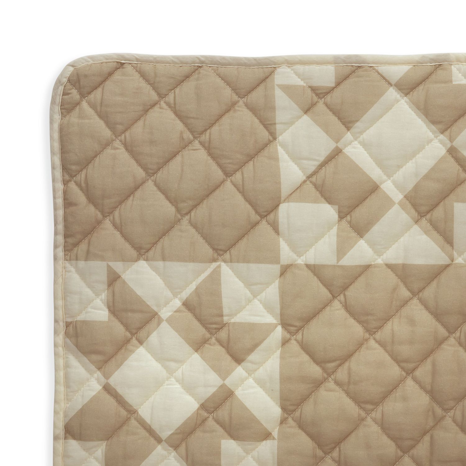 Habitat Quilted Motif Neutral Bedspread - 220x200cm