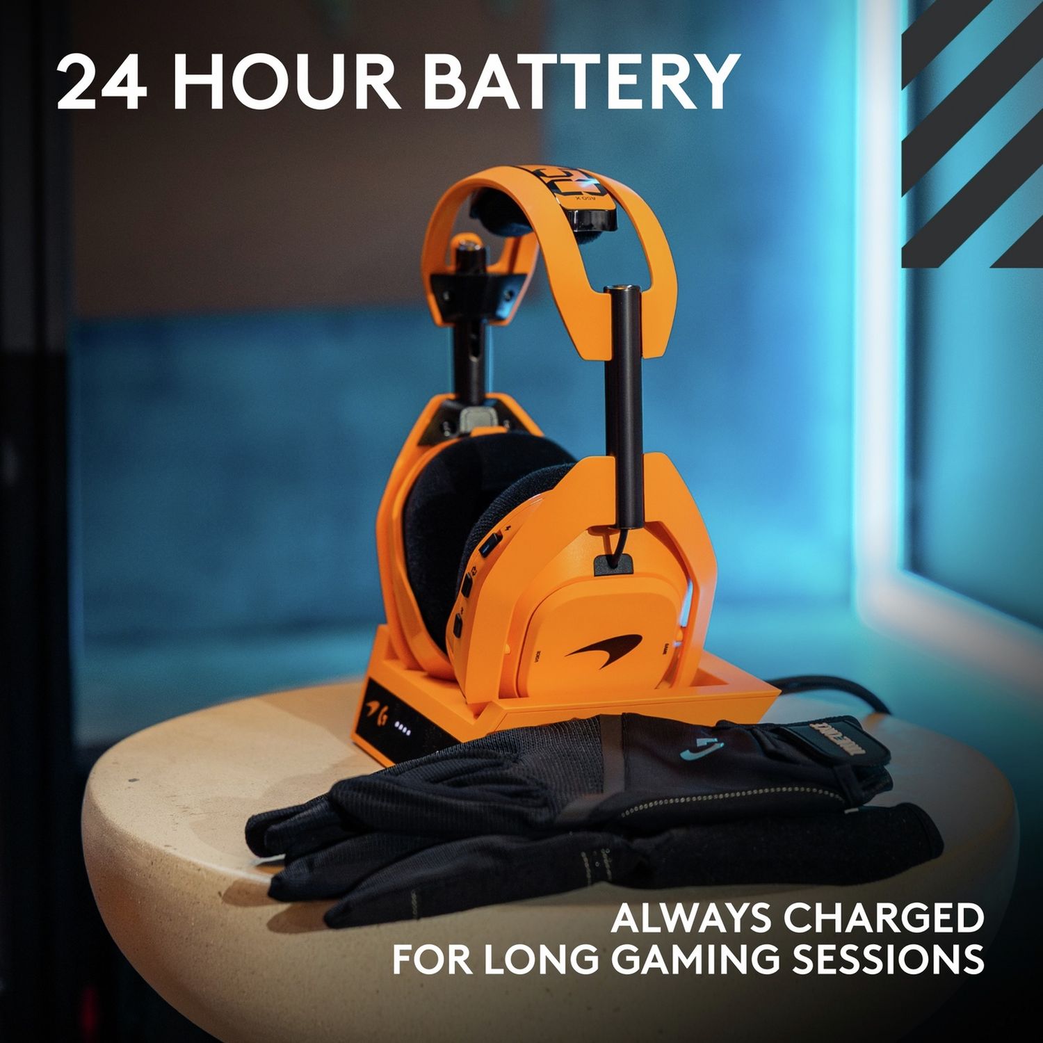 Logitech G Astro A50 X McLaren Edition wireless headset - British product