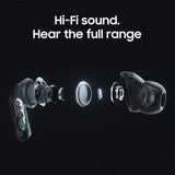Samsung Galaxy Buds4 Pro true wireless earbuds black, imported from the UK