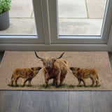 Bree Merryn Highland cow doormat 50x120cm, UK version