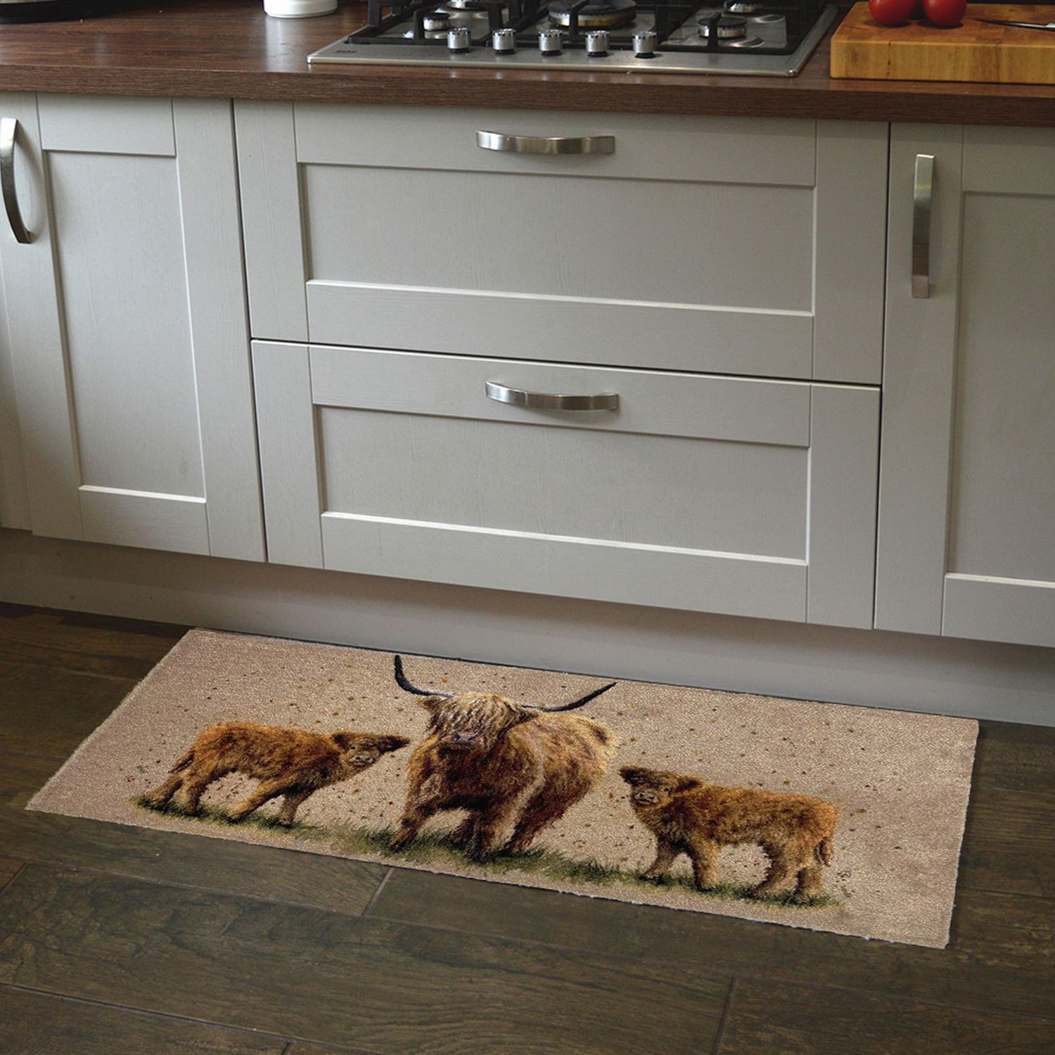 Bree Merryn Highland cow doormat 50x120cm, UK version