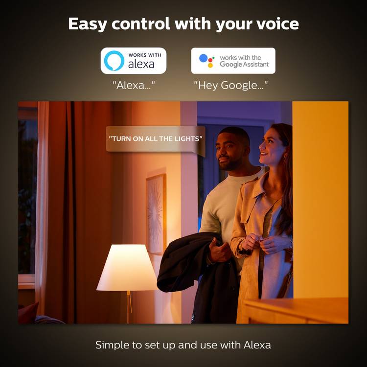 Philips Hue smart lightstrip extension White & Colour Ambiance 1m, UK version