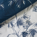 Catherine Lansfield Kyoto Floral Blue Bedding Set - Double