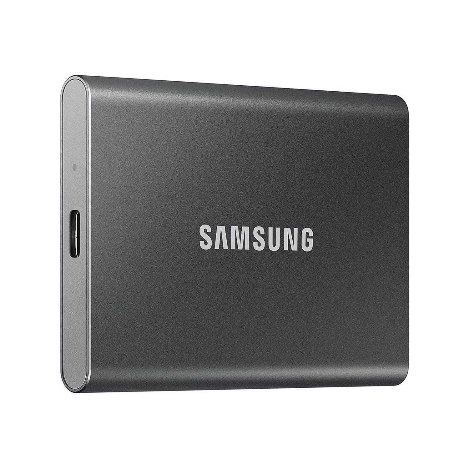 Samsung T7 1TB portable SSD grey, imported from the UK
