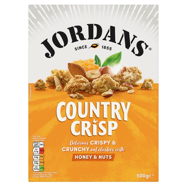 Jordans Country Crisp Honey & Nuts Breakfast Cereal   500g GOODS M&S   